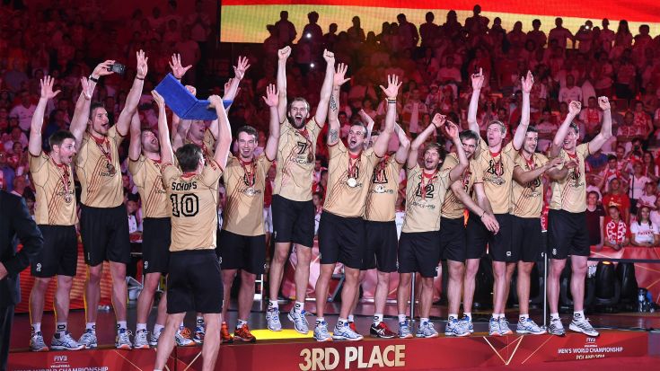 Foto FIVB: 2014 gelang den DVV-Männern mit dem Gewinn der Bronzemedaille ein sensationeller Erfolg.