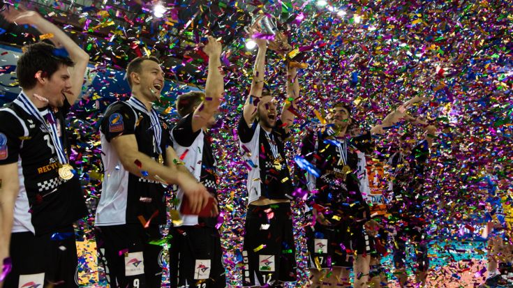 Foto CEV: Im letzten Jahr gewannen die BR Volleys neben dem DM-Titel und dem DVV-Pokal auch den CEV Cup.