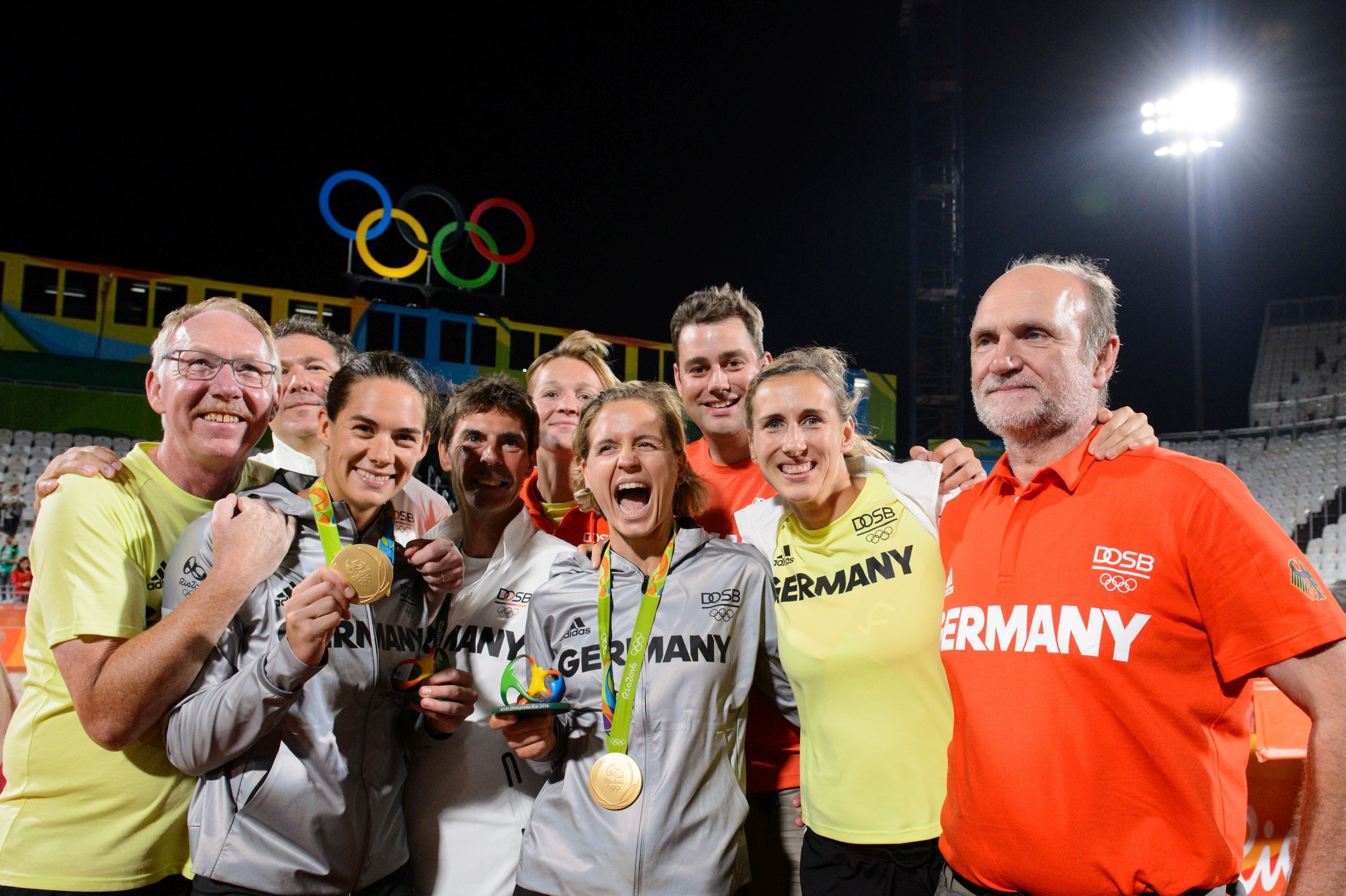 Foto FIVB: Das Gold-Team in Rio.