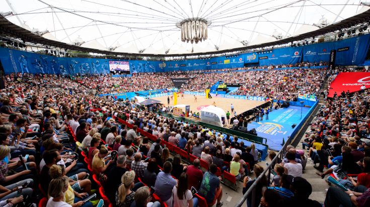 Foto FIVB: Austragungsort wird das Stadion am Rothenbaum mit einer Kapazität von 13.000 Personen sein