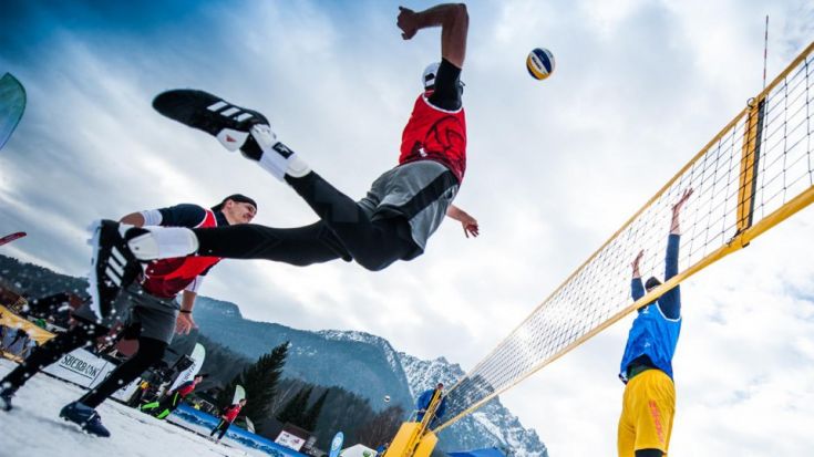 Foto CEV: im Snow-Volleyball werden 2018 erstmals Europameisterschaften ausgetragen.