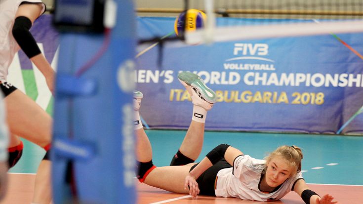 Foto CEV: Die deutschen Spielerinnen haben um jeden Ball gekämpft