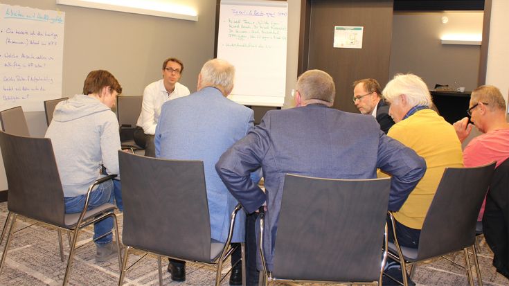 Foto DVV: Im Workshop Rollenverständnis & Zusammenarbeit wurde intensiv diskutiert.