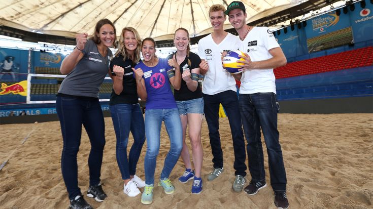 Foto Beach Majors: Deutschlands Nationalteams freuen sich auf das World Tour Final