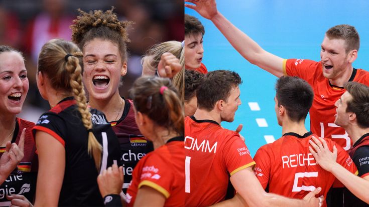 Foto Conny Kurth: Die Nationalteams der Frauen und Männer freuen sich auf die Volleyball Nations League 2019.