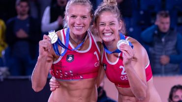 Vize-Europameisterinnen 2020: Kim Behrens und Cinja Tillmann, Foto: CEV