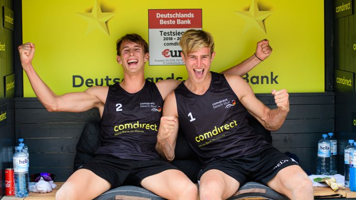 Foto Conny Kurth: Lukas Pfretzschner und Steven van de Velde haben in Düsseldorf gewonnen.