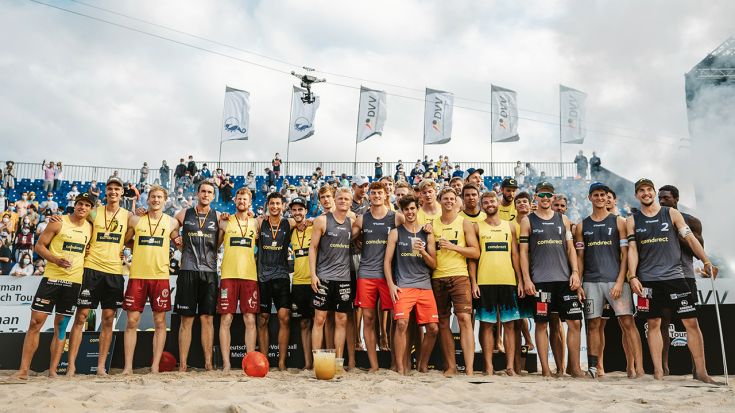 Foto Justus Stegemann: Das Teamfoto der Beach-DM 2021.