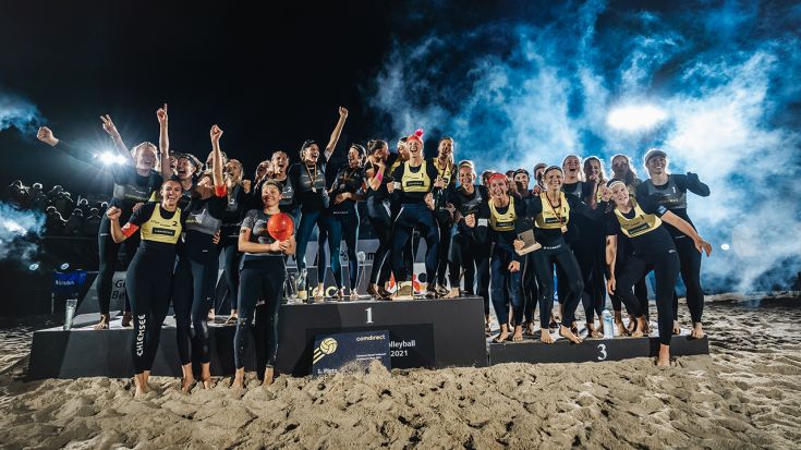 Foto Justus Stegemann: Die Frauen-Teams der DM 2021.