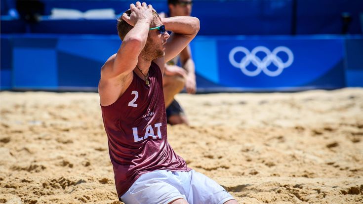 Foto FIVB: Das kleine Lettland mischt die Olympischen Spiele auf.