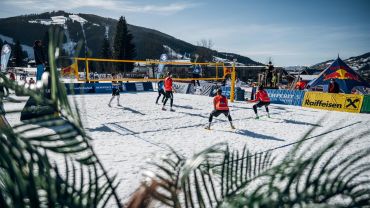 Snow-Volleyball in Wagrain-Kleinarl, Foto: CEV, Max Mauthner