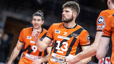 Die BR Volleys um Kapitän Ruben Schott wollen ihren Titel verteidigen. (Foto: Andreas Gora)