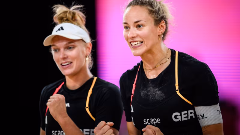 Beach-WM: Siegesserie gerissen – Bock/Lippmann gewinnen deutsches Duell