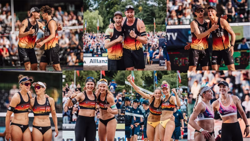 Sieben deutsche Teams für Beach-WM qualifiziert