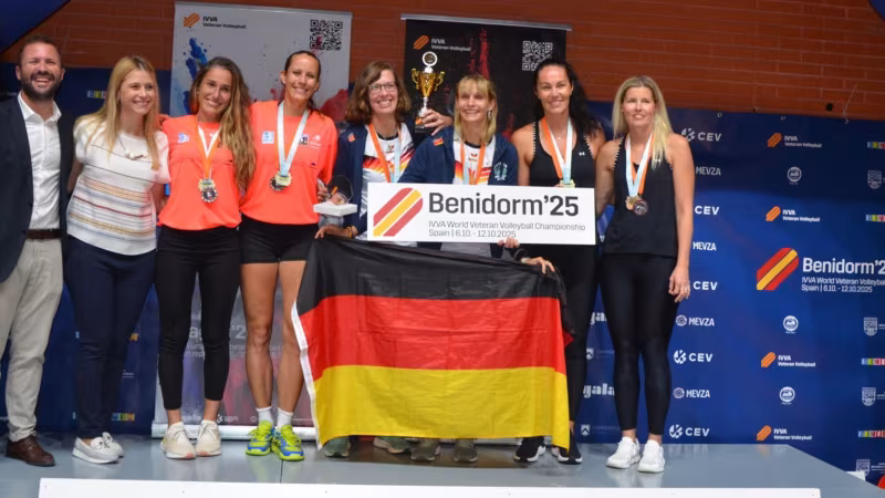 Beach-Volleyball Gold. Foto: IVVA