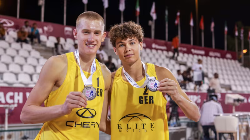 Bungert/Wüst sind U18-Vize-Weltmeister – Dieckmann/Reformat starke Fünfte