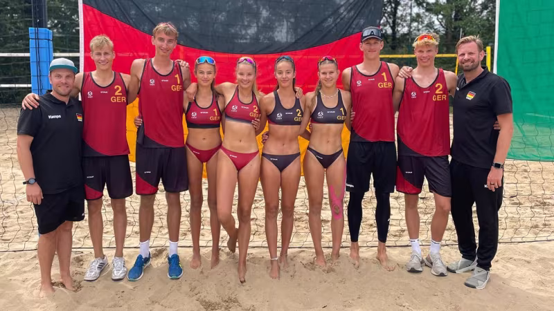 U19-WEVZA Turnier 2023. Foto: DVV