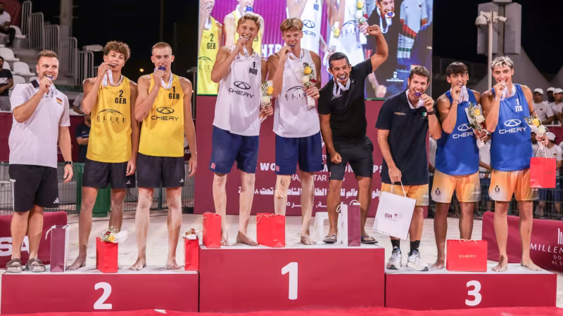 U18 Beach-WM: Bungert/Wüst sind Vize-Weltmeister