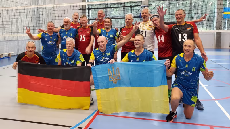 Team Deutschland und Team Ukraine. Foto: privat