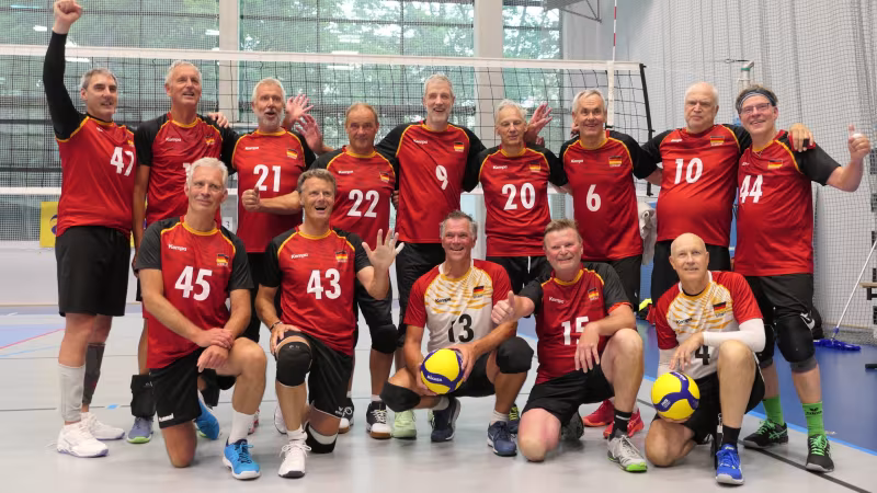 Silber für die DVV-Ü60-Nationalmannschaft beim Masters in Gdynia