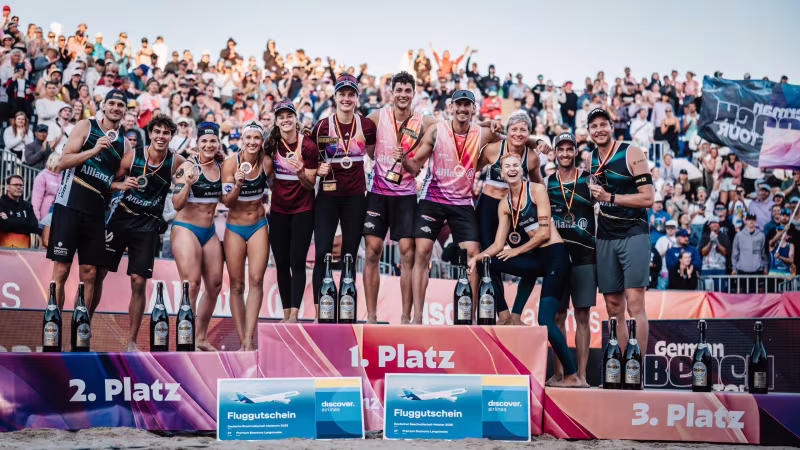 Beach: Müller/Tillmann und Pfretzschner/Winter sind Deutsche Meister