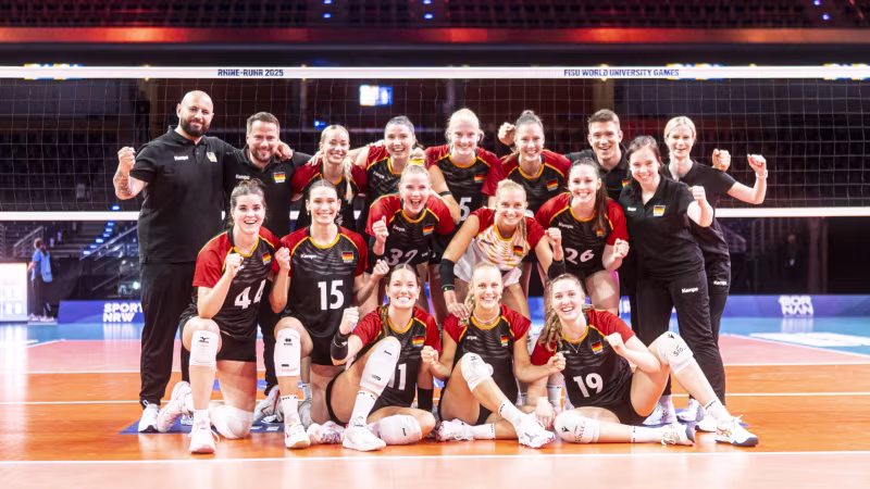 U23-Teams mit Plätzen 4 und 7 bei den FISU World University Games in Berlin