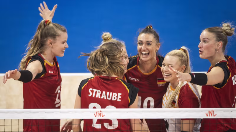 VNL: DVV-Frauen feiern nächsten Sieg gegen Thailand