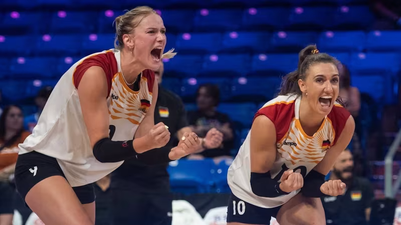 VNL: DVV-Frauen gewinnen Krimi gegen Kanada