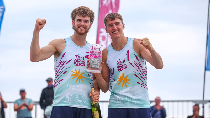 ROCK the BEACH in St. Peter-Ording: Beutel/Klinke und Ahr/Henrichs holen Titel 