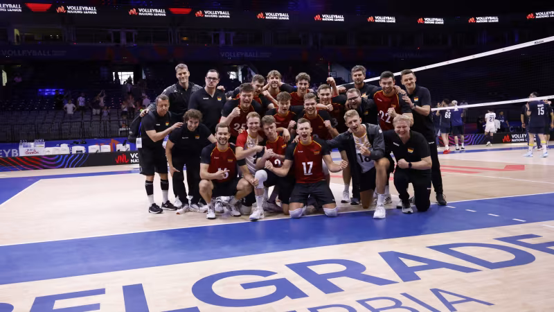 VNL: DVV-Männer feiern nächsten Sieg gegen den Iran