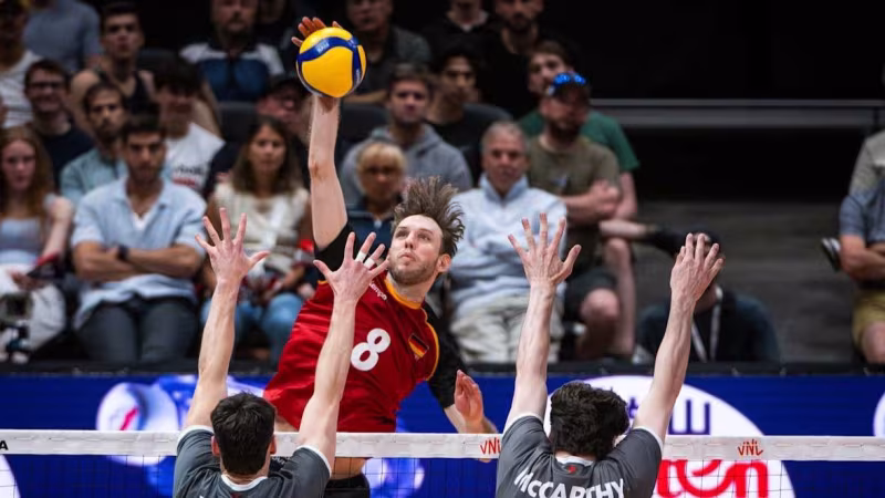 VNL: DVV-Männer mit knapper Auftaktniederlage gegen Kanada