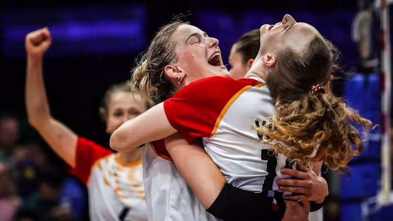 VNL: DVV-Frauen feiern Sieg zum Abschluss von Woche 1