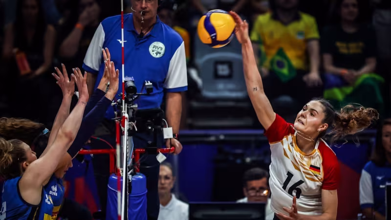 VNL: DVV-Frauen verlieren knapp gegen Olympiasieger Italien