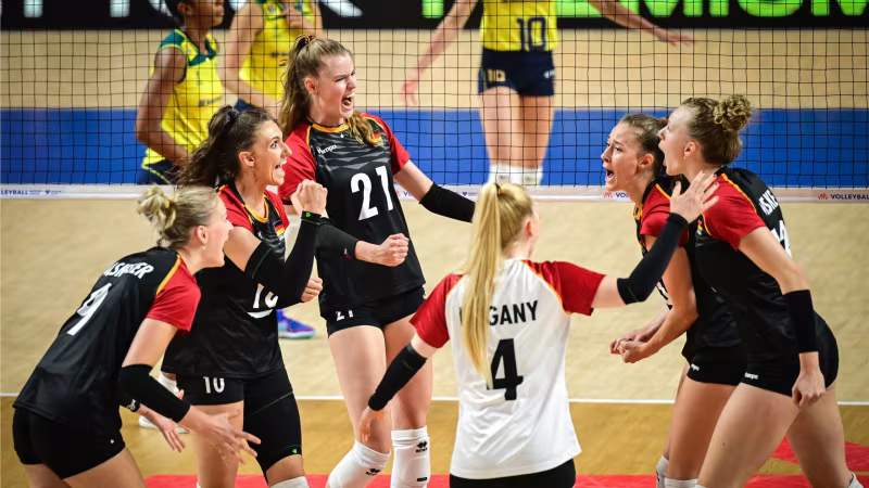 VNL: DVV-Frauen verlieren nach großem Kampf gegen Brasilien