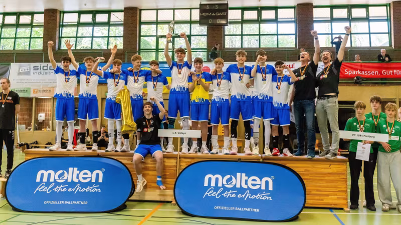 U16 männlich: L. E. Volleys sind Deutscher Meister 2025