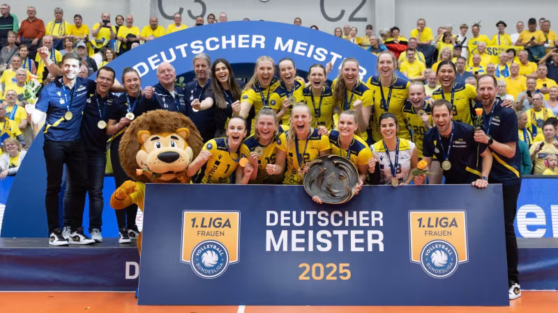 Deutscher Meister 2025: Schwerin krönt Saison mit Titelgewinn
