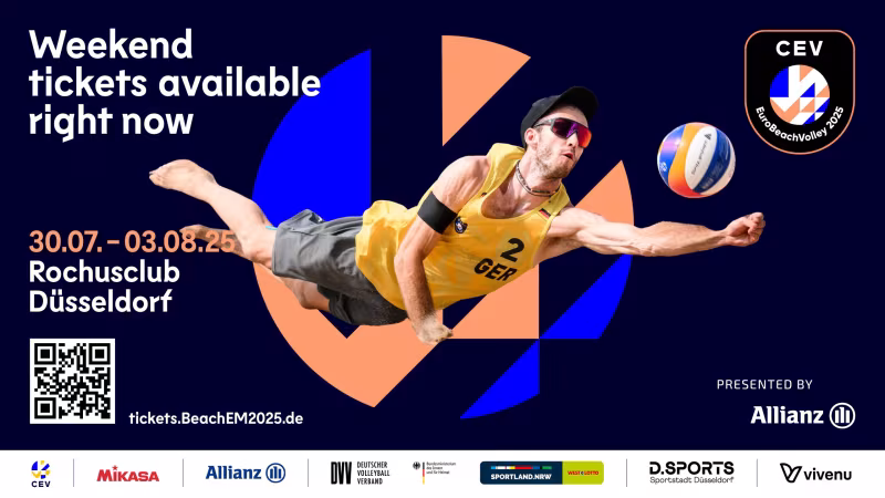 Beach-EM: Startschuss für Wochenendtickets