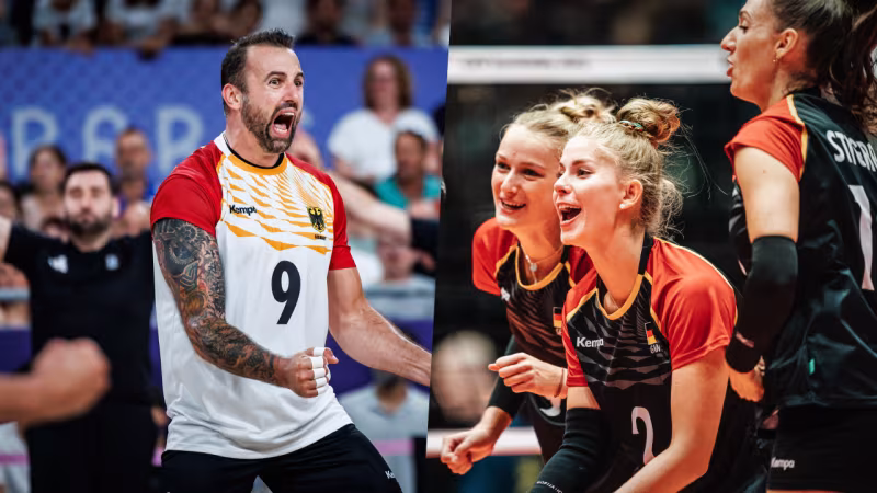 Pia Kästner und Georg Grozer sind Volleyballer des Jahres 2024