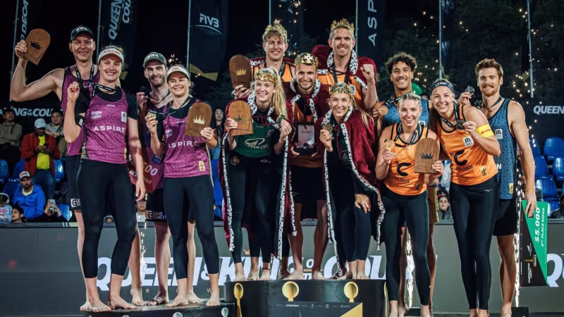 Fünf Medaillen beim Queen and King of the Court Finale