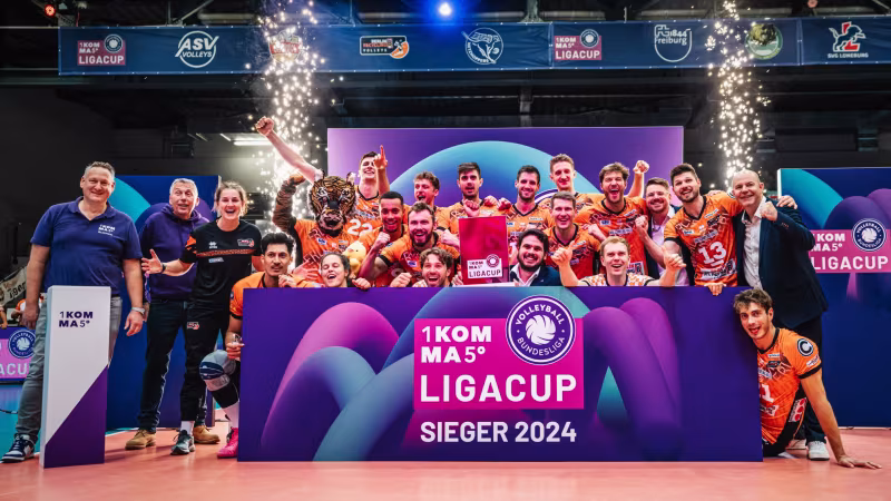 BR Volleys feiern dritten Ligacup-Sieg in Folge