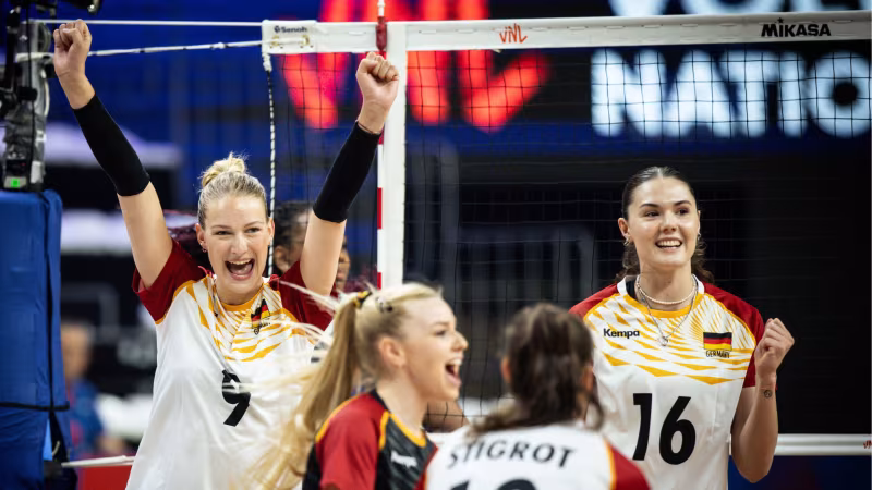 EM-Quali-Spiel der DVV-Frauen im kostenlosen Livestream