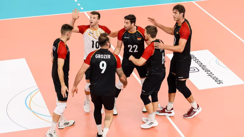 DVV-Männer verlieren Olympia-Test knapp gegen Brasilien