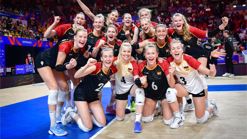 DVV-Frauen beenden die VNL mit einem überzeugenden Sieg gegen Thailand