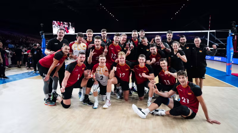 VNL: Deutschland gewinnt gegen Bulgarien