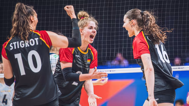 VNL: DVV-Frauen starten in Arlington in Woche zwei