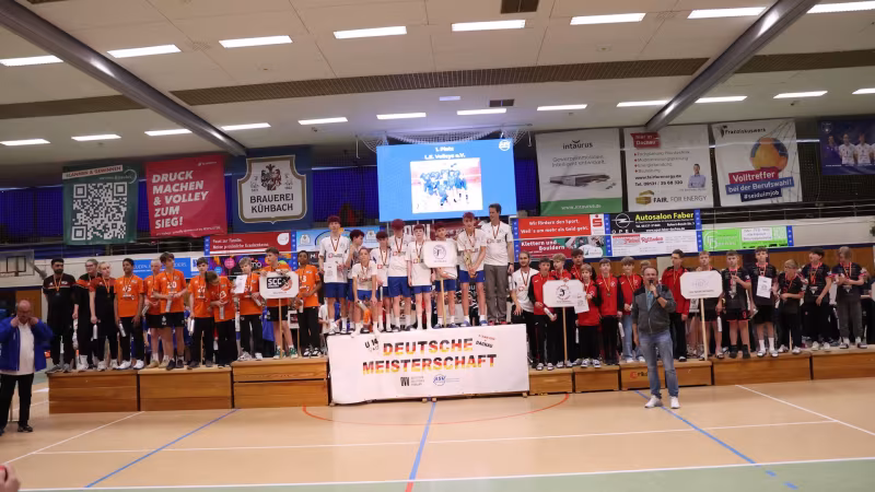 U14 DM: ASV Dachau und L.E. Volleys sind Deutsche Meister