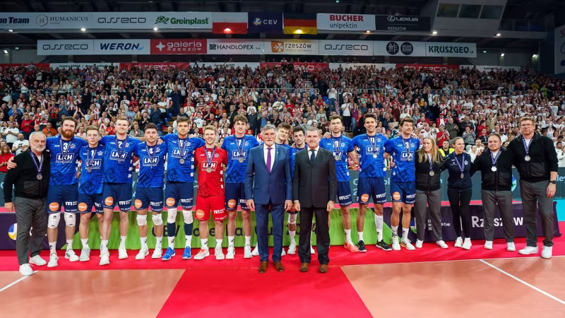 Silber-Gewinn CEV Cup 2024 der SVG Lüneburg. Foto: CEV