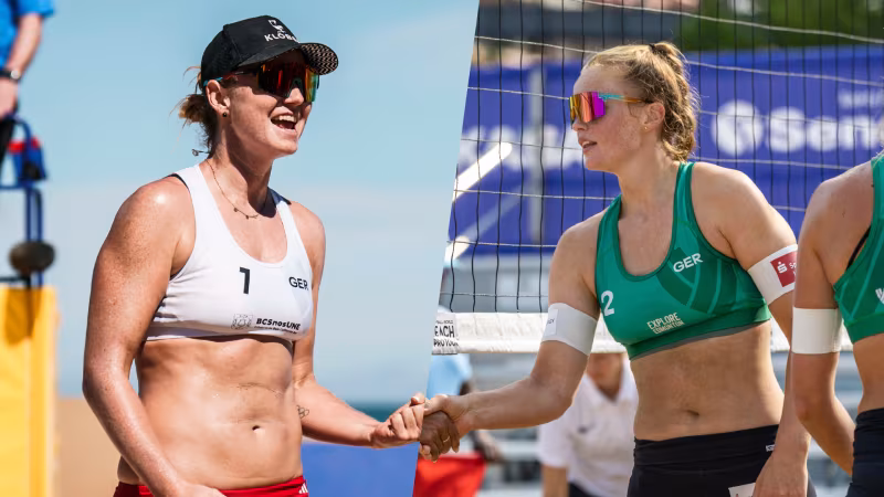 Neues Beach-Duo: Lea Kunst und Julia Sude greifen gemeinsam an
