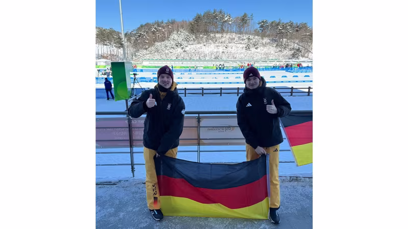 Bei den Wettkämpfen vom Biathlon im Alpensia Biathlon Center in Pyeongchang. Foto: Erik Behrens