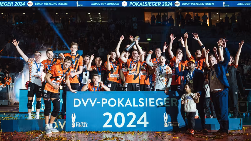 DVV-Pokalfinale der Männer: BR Volleys verteidigen Titel